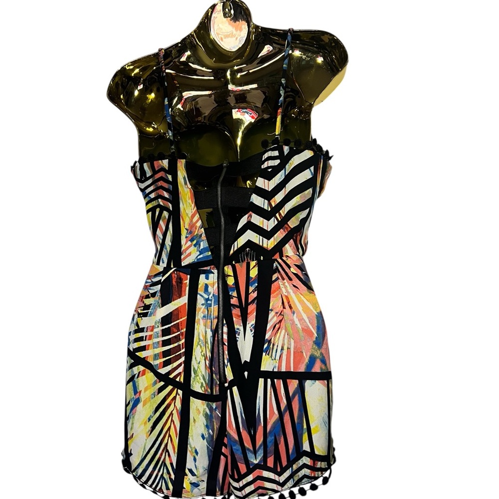 4 x $20 Material girl colorful summer romper size M - Picture 3 of 7